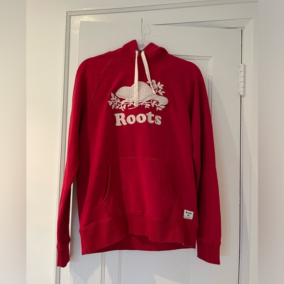 ROOTS Red Hoodie - Picture 1 of 2